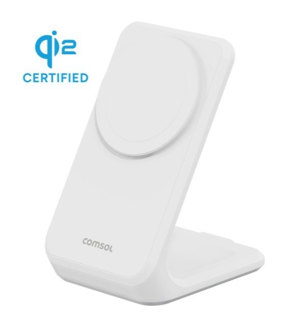 Comsol Qi2 magnetic 2-in-1 wireless charging stand