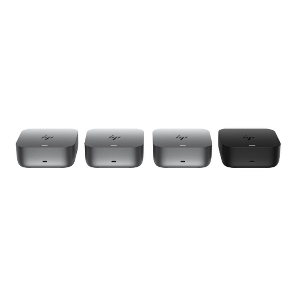 HP USB-C 100W G6 laptop docking station in four colour finishes