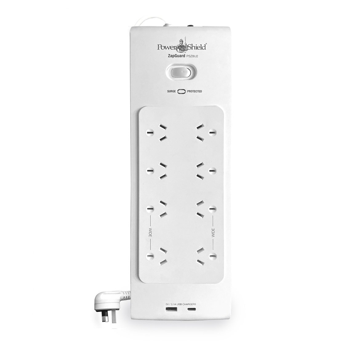 PowerShield ZapGuard 8-way surge board