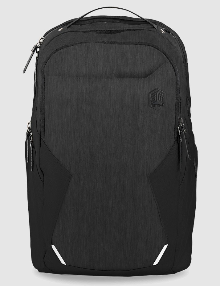 STM Myth 28 litre laptop backpack in Magnet Black